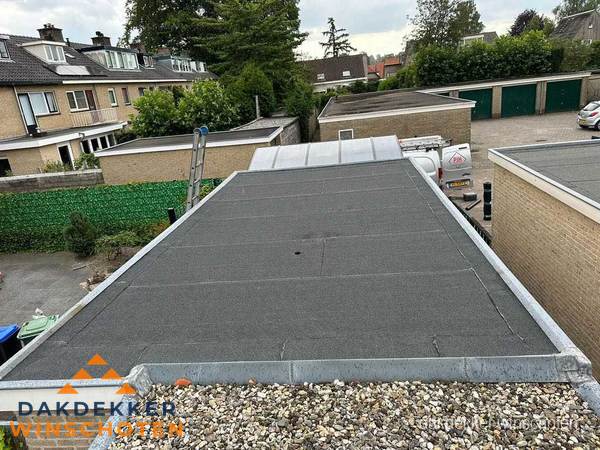 Dakinspectie plat dak na renovatie in Winschoten Dakinspectie plat dak na renovatie in Winschoten